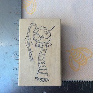 Snowman with Cane by Printworks